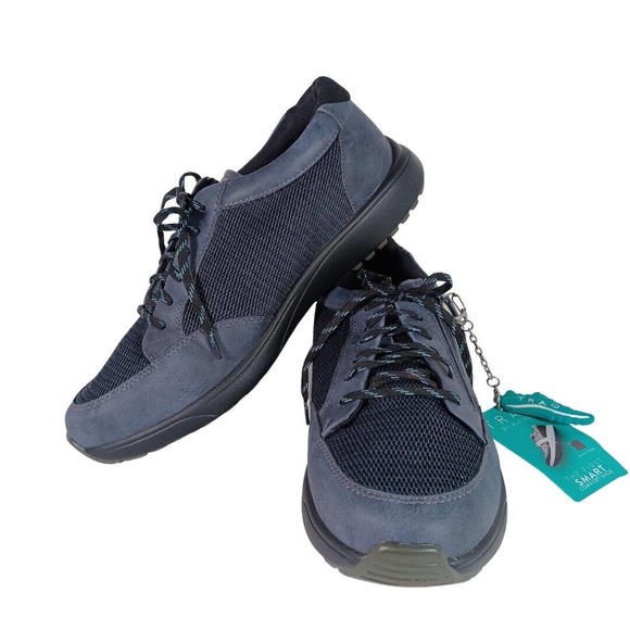 Traq by Alegria Shoes - TRAQ By Alegria EAZEE Women's EU 41, US 10.5 Blue Side Zip Walking Shoe NEW